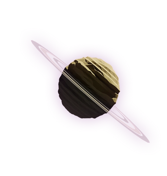 Floating planet with rings